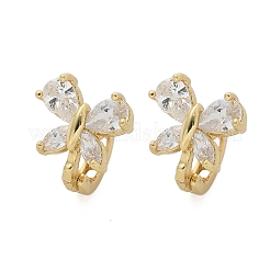 Pendientes de aro de latón&nbsp;EJEW-R016-10G-02