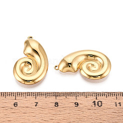 Schneckenanhänger aus 304 Edelstahl&nbsp;STAS-T069-02G