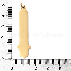304 Edelstahl-Emaille-Anhänger&nbsp;STAS-F335-01B