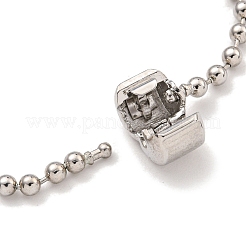 3 mm Kugelkettenarmbänder aus Messing im europäischen Stil zur Schmuckherstellung&nbsp;BJEW-G703-06P