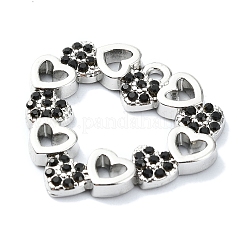 Gestell aus beschichteter Legierung mit Strass-Anhängern&nbsp;FIND-Z051-05P-01