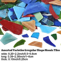 200 g 2 Farben mehrfarbige Glasmosaikfliesen&nbsp;MOSA-YW0001-01
