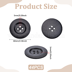 44 bouton en bois&nbsp;BUTT-PH0001-42A