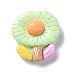 Cabochon in resina opaca a tema primavera 9 pz 9 stili&nbsp;RESI-E037-01