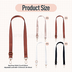 4 Stück 4 Farben Nylon-Taschenriemen&nbsp;DIY-TA0015-32