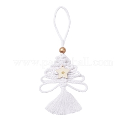 Weihnachtsbaum-Anhänger aus Baumwolle&nbsp;HJEW-JM03830-01