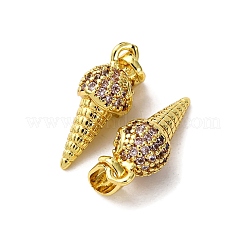 Colgante micropavé cubic zirconia de latón&nbsp;KK-F911-25G