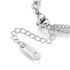 Anlaufgeschützte Bettelarmbänder aus Edelstahl 304&nbsp;BJEW-K219-02P
