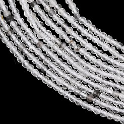 Hilos de cuentas de diamantes herkimer naturales&nbsp;GG-NH0014-D03-2mm