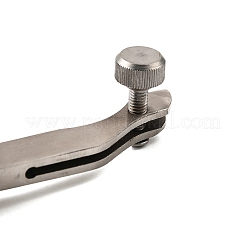 Plieuse de bordure en cuir réglable en acier inoxydable 304&nbsp;PURS-R001-01GP
