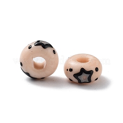 Perline di vetro dipinte a mano&nbsp;SEED-M011-04A-03