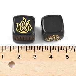4 Stück 4 Stile natürliche Obsidian-Display-Dekorationen&nbsp;G-F786-03A-07
