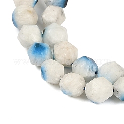 Natürliche blaue Eisgletschersteinperlenstränge&nbsp;G-B092-A01-03