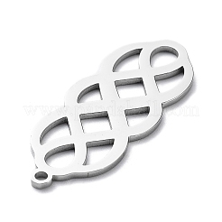 Pendentifs en acier inoxydable 304 anti-ternissement&nbsp;STAS-D036-08P