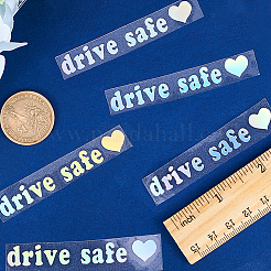 Laser-PVC-Drive-Safe-selbstklebende Autoaufkleber&nbsp;STIC-WH0013-09B