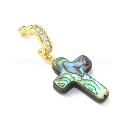 Pendenti conchiglia abalone naturale / conchiglia paua&nbsp;PALLOY-JF05380