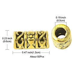 Perles en alliage de style tibétain&nbsp;PALLOY-YW0001-77