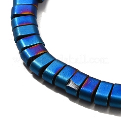 Fili di perline di ematite sintetica non magnetica elettrodeposta a 2 foro&nbsp;G-L613-A01-01