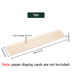 Fili di visualizzazione dell'anello di legno a 3 slot&nbsp;RDIS-WH0002-20-WH