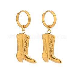Boucles d'oreilles créoles en acier inoxydable pour chaussures&nbsp;YJ9062