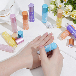 10 Stück 5 Farben Glas-Rollerballflaschen&nbsp;CON-GF0001-21