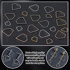80 Stück 8 Stile Zinklegierung Verbindungsringe&nbsp;FIND-GA0004-09