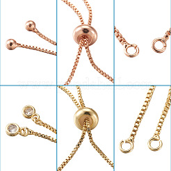 Gestellbeschichtung umweltfreundliche Messingkette Armbandherstellung&nbsp;KK-TA0007-84-RS