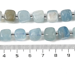 Natürliche Aquamarin Perlen Stränge&nbsp;G-A254-A01-02