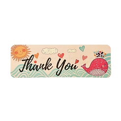 Geschenkanhänger aus Papier mit Walmuster&nbsp;DIY-C011-01C