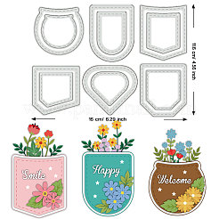 Stanzschablonen aus Kohlenstoffstahl mit Taschenmotiv&nbsp;DIY-WH0309-1533