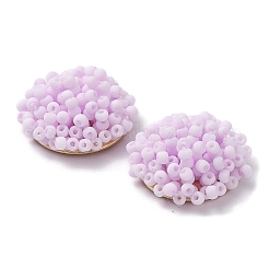 Cabochon con perline di semi di vetro&nbsp;FIND-G058-02C