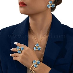Collane con ciondolo in lega smaltata a forma di fiore&nbsp;FS-WG20A9D-01