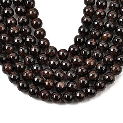 Natürlicher Granat Edelstein-Korn-Stränge&nbsp;G-R263-6mm