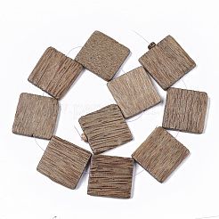 Ungefärbte & natürliche Kokosnussperlenstränge&nbsp;WOOD-T024-032