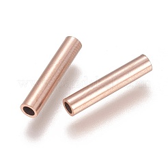 Ionenplattierung (IP) 304 Edelstahlrohrperlen&nbsp;LS-STAS-L216-23F-RG