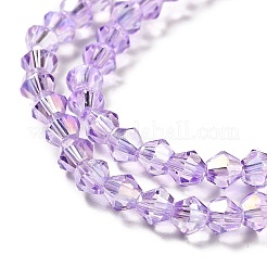 Trasparenti perle di vetro placca fili&nbsp;EGLA-S056-4mm-23
