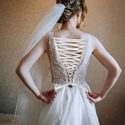 Reemplazo de la cremallera del vestido de novia de las mujeres&nbsp;DIY-WH0622-051A