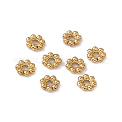 Ionenplattierung (IP) 304 Edelstahl Daisy Abstandsperlen&nbsp;STAS-G291-01A-G