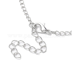 Colliers avec pendentif en turquoise synthétique&nbsp;NJEW-JN04694-02