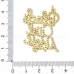 Ottone micro spianare pendenti zirconi&nbsp;LS-KK-H270-07K-01