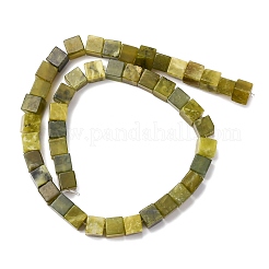 Natur Xiuyan Jade Perlen Stränge&nbsp;G-B155-C04-8x8mm