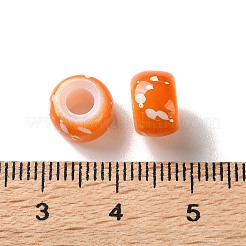 Perles européennes en plastique ABS peintes au pistolet&nbsp;KY-G033-01A-09