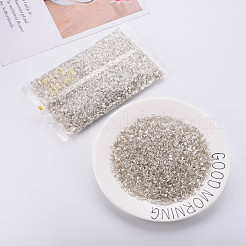 Vergoldet Glas Stiftperlen&nbsp;SEED-S046-01A-21