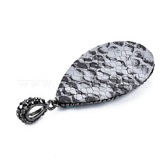 Fimo Strass Anhänger&nbsp;RB-S056-11B-B