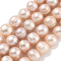 Brins de perles de culture d'eau douce naturelles&nbsp;PEAR-C003-19E