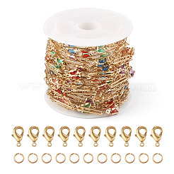 Kit de fabrication de collier de bracelet de chaîne de bricolage&nbsp;DIY-TA0005-13