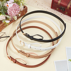 4 ceinture en cuir PU bicolore&nbsp;AJEW-WH20816-276AG-02