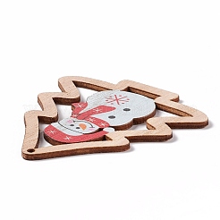 Bois imprimé grands pendentifs&nbsp;FIND-H030-02