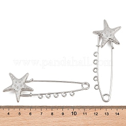 Broches de acero inoxidable 304 con forma de estrella de mar&nbsp;SA-CBA098D-16B-P05
