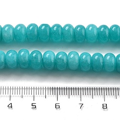 Natürliche weiße Jade perlen Stränge&nbsp;G-E507-01U